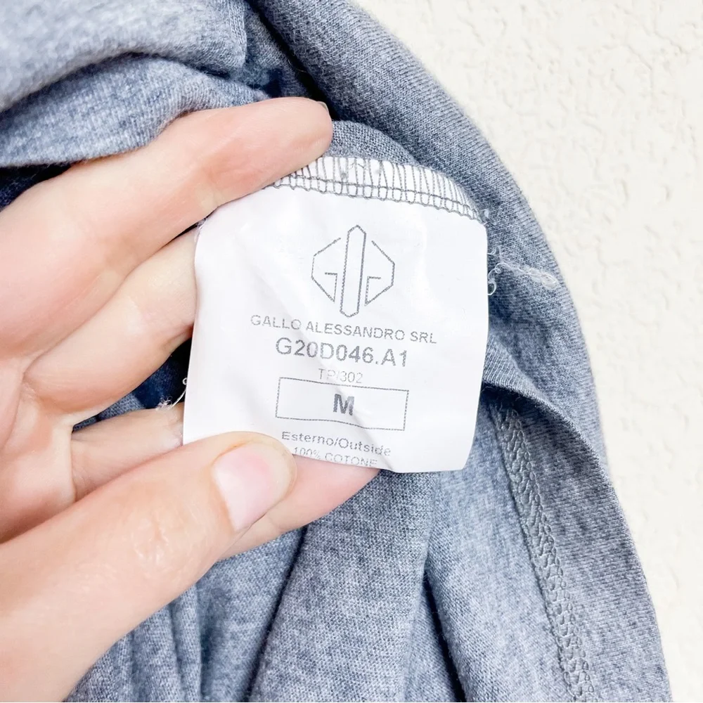 Golden Goose Cotton Maxi Dress Grey Size Medium - Picture 3 of 5